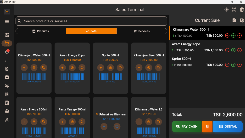 iMARA POS Sales Terminal